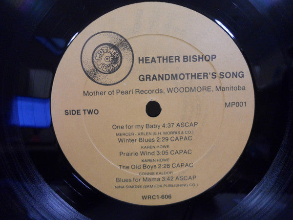 Heather Bishop : Grandmother's Song (LP, Album)