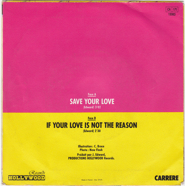 Renée & Renato : Save Your Love (7", Single)