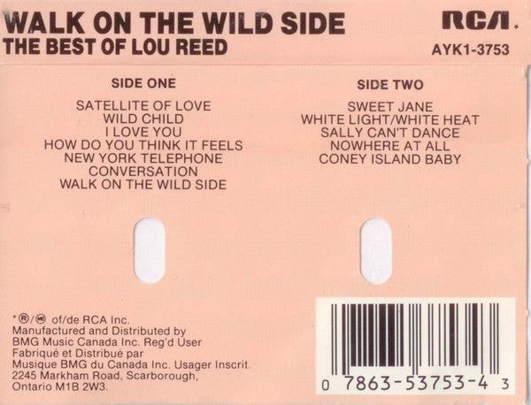 Lou Reed : Walk On The Wild Side - The Best Of Lou Reed (Cass, Comp, Dol)