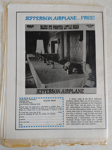 Janis Joplin Rolling Stone Magazine No. 29 March 15, 1969