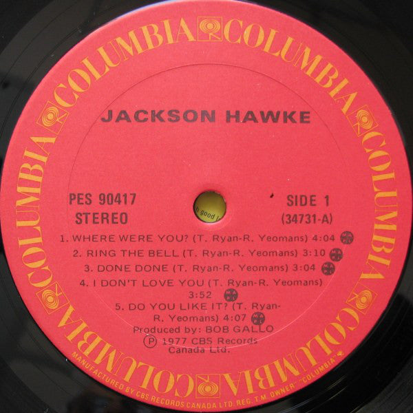Jackson Hawke : Jackson Hawke (LP, Album)
