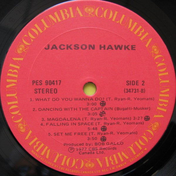 Jackson Hawke : Jackson Hawke (LP, Album)