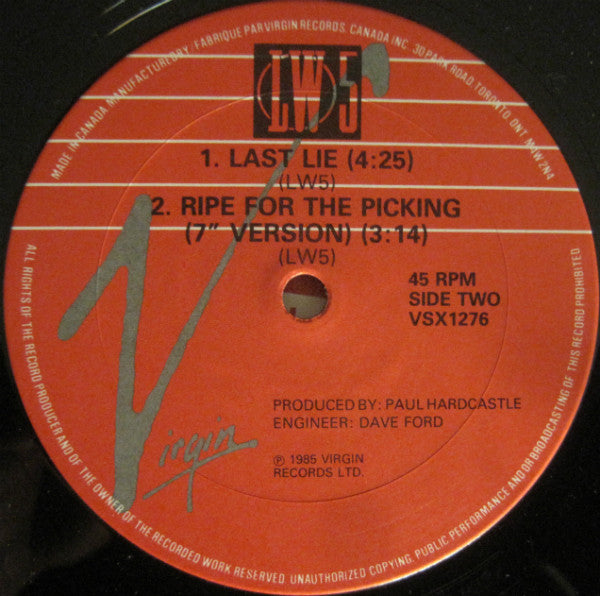 LW 5 : Ripe For The Picking (12")