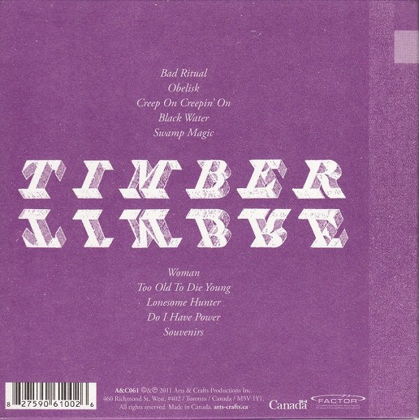 Timber Timbre : Creep On Creepin' On (CD, Album, Pur)