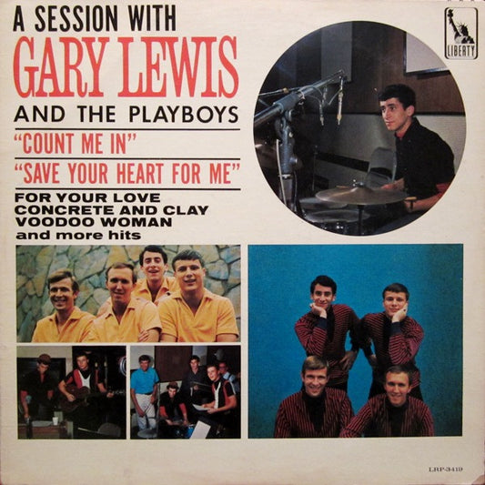 Gary Lewis & The Playboys : A Session With Gary Lewis And The Playboys (LP, Album, Mono)