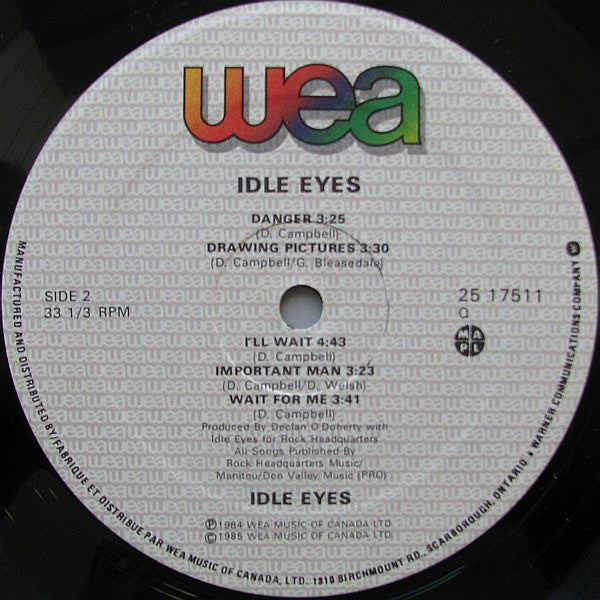 Idle Eyes : Idle Eyes (LP, Album)