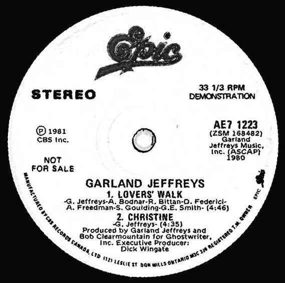 Garland Jeffreys : Escapades (7", EP, Promo)