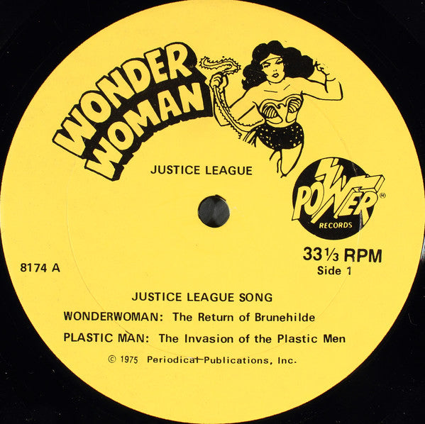 Unknown Artist : Stories And Songs About The Justice League Of America (LP)