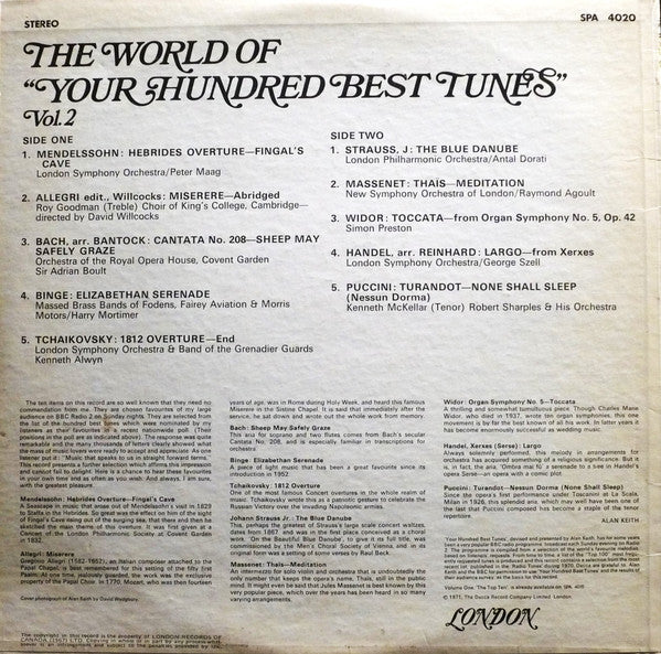 Various : The World Of Your Hundred Best Tunes Vol. 2 (LP, Comp)
