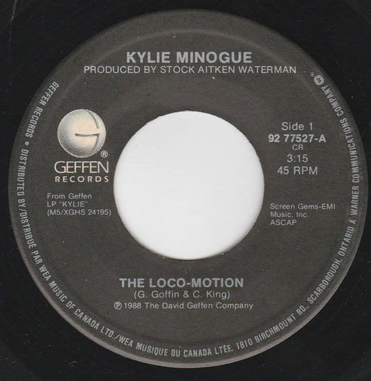 Kylie Minogue : The Loco-Motion (7", Single)
