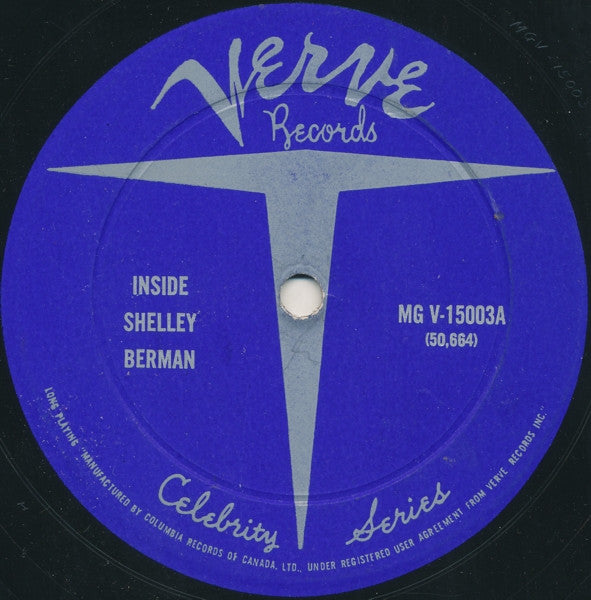 Shelley Berman : Inside Shelley Berman (LP, Album)