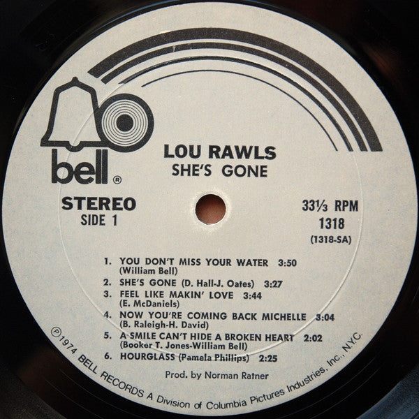 Lou Rawls : She's Gone (LP, Album, Mon)