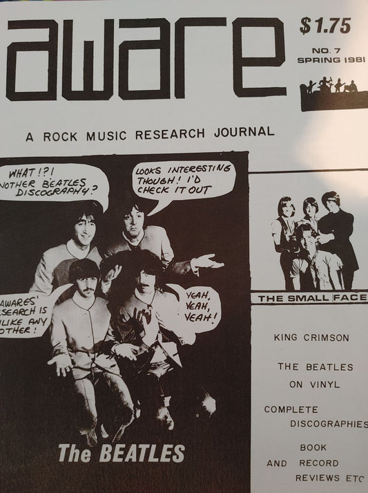 Aware Magazine: No. 7 Spring 1981