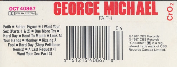 George Michael : Faith (Cass, Album, CrO)