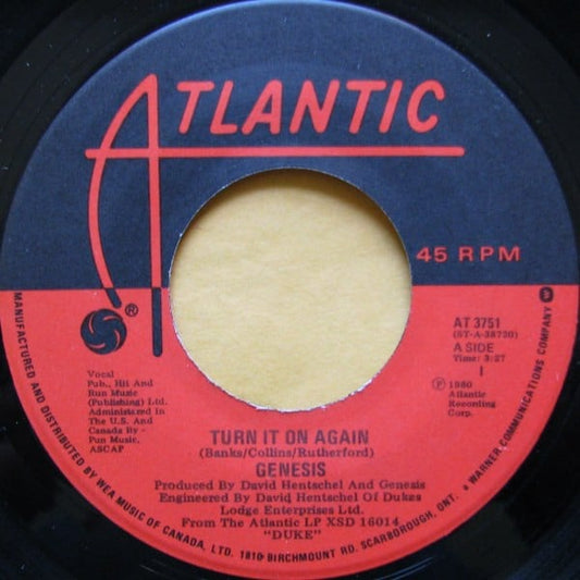 Genesis : Turn It On Again (7", Single)