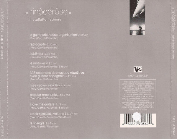 Rinôçérôse : Installation Sonore (CD, Album, Sil)