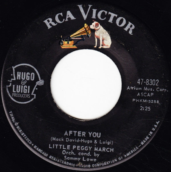 Little Peggy March* : After You / (I'm Watching) Every Little Move You Make (7", Single)