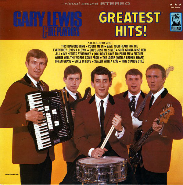 Buy Gary Lewis  The Playboys Greatest Hits! (LP, Comp) Online for a  great price