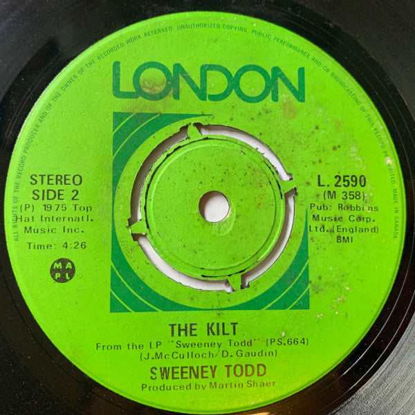 Sweeney Todd : Roxy Roller (7", Single, Mono, Pus)