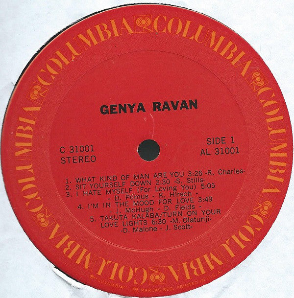 Genya Ravan : Genya Ravan (LP, Album, Ter)