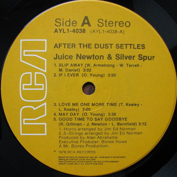 Juice Newton & Silver Spur : After The Dust Settles (LP, Album, RE)