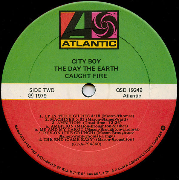 City Boy : The Day The Earth Caught Fire (LP, Album)