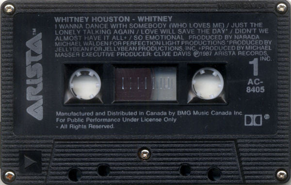 Whitney Houston : Whitney (Cass, Album)
