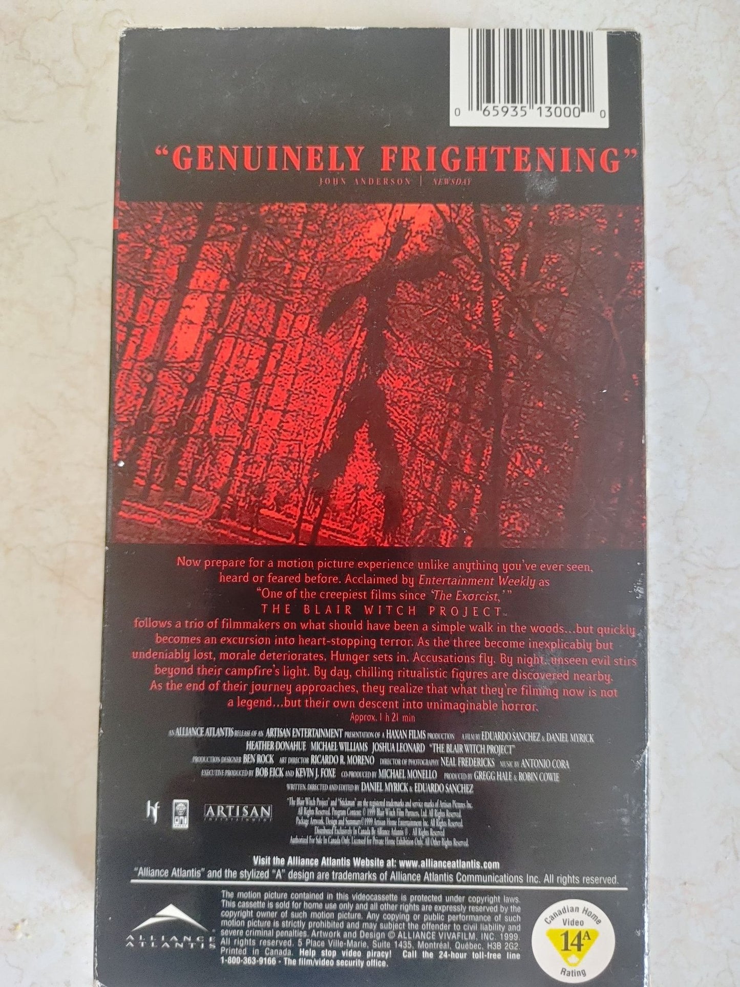 Blair Witch Project VHS