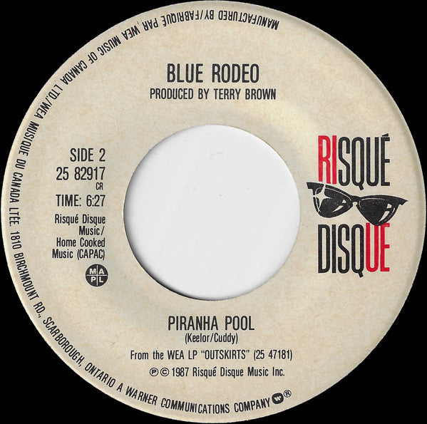 Blue Rodeo : Try (7", Single)
