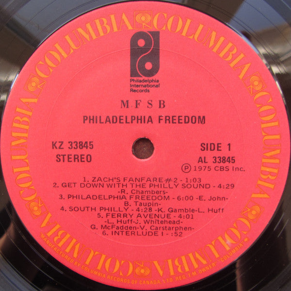 MFSB : Philadelphia Freedom (LP, Album, gat)