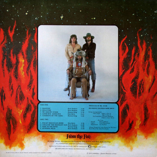 The Stampeders : From The Fire (LP, Album)
