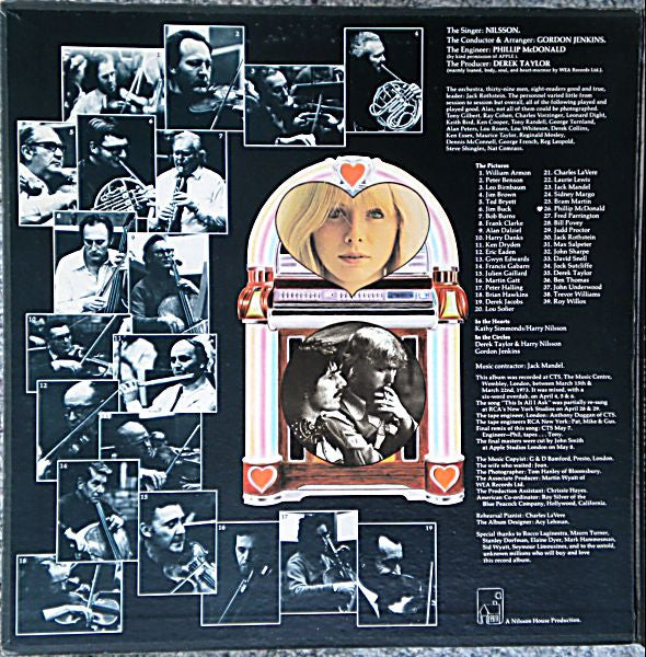 Nilsson* : A Little Touch Of Schmilsson In The Night (LP, Album, Gat)