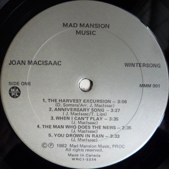 Joan MacIsaac : Wintersong (LP, Album)