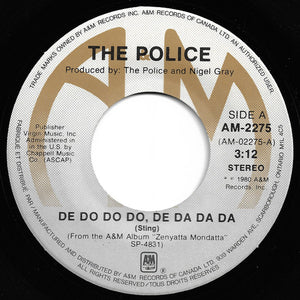 The Police : De Do Do Do, De Da Da Da / Friends (7", Single, Sil)