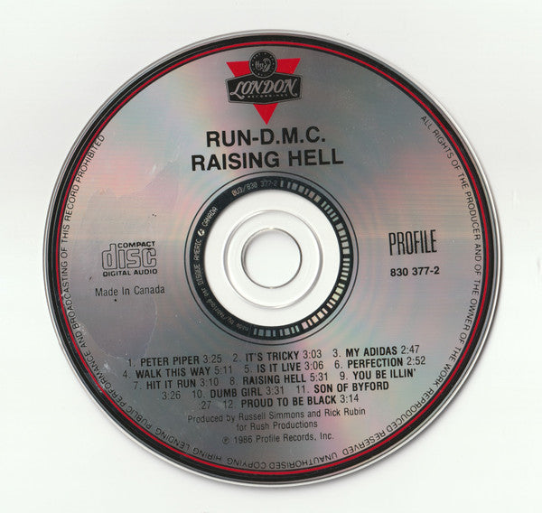 Run-DMC : Raising Hell (CD, Album)