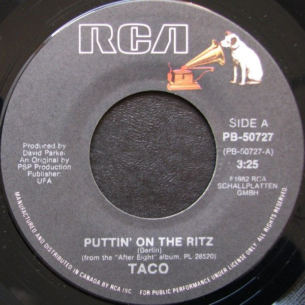 Taco : Puttin' On The Ritz (7", Single)