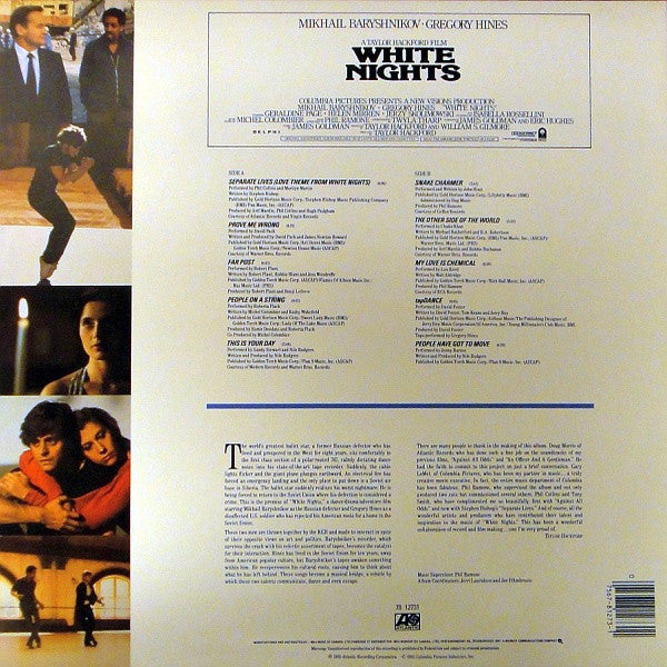 Various : White Nights: Original Motion Picture Soundtrack (LP, Album)