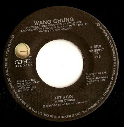 Wang Chung : Let's Go! (7", Single)