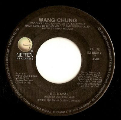 Wang Chung : Let's Go! (7", Single)