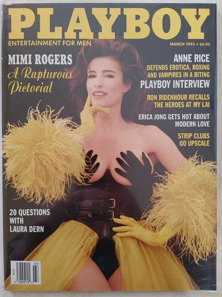 Playboy Magazine March 1993 Mimi Rogers