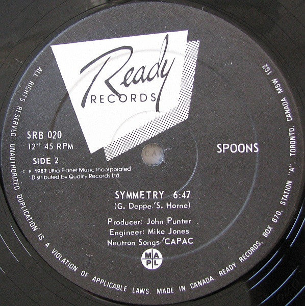 Spoons : Nova Heart (12", Single)