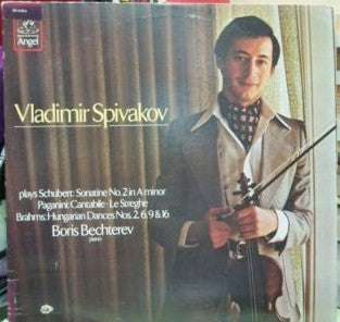 Vladimir Spivakov : Vladimir Spivakov Plays Schubert, Paganini And Brahms (LP)