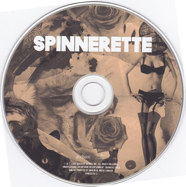 Spinnerette : Spinnerette (CD, Album, Dig)