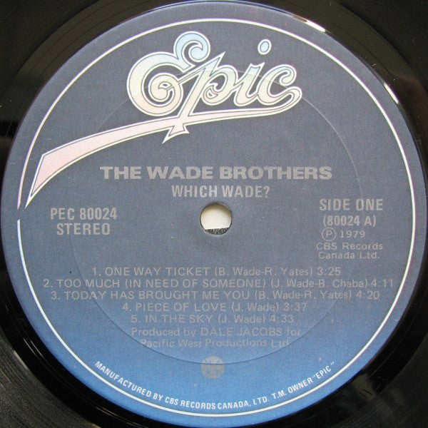 The Wade Brothers : Which Wade? (LP, Album)