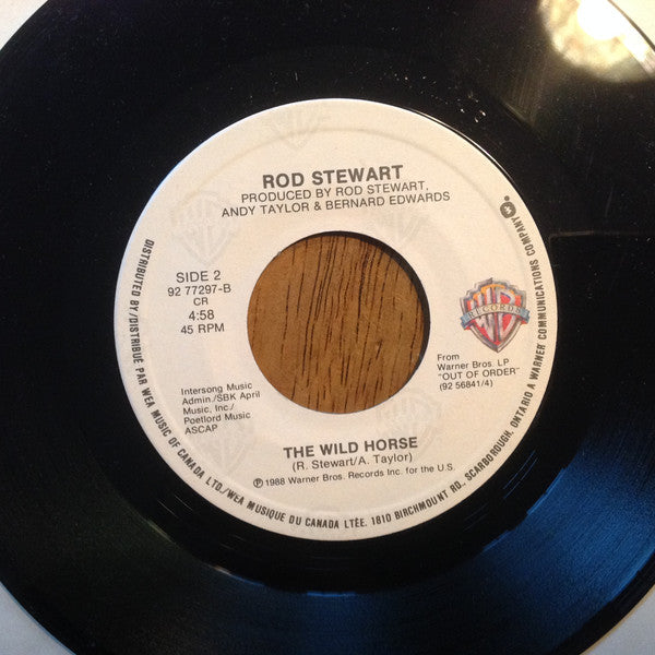 Rod Stewart : My Heart Can't Tell You No (7", Single)