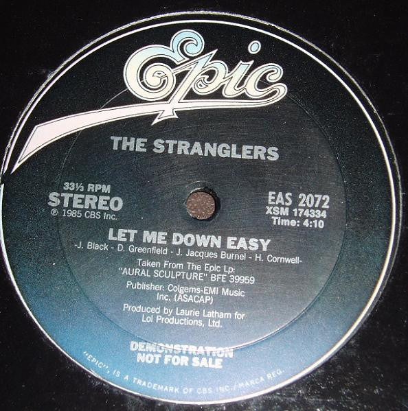 The Stranglers : Let Me Down Easy (12", Single, Promo)