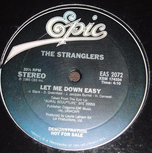 The Stranglers : Let Me Down Easy (12", Single, Promo)