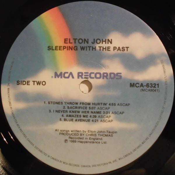 Elton John : Sleeping With The Past (LP, Album)