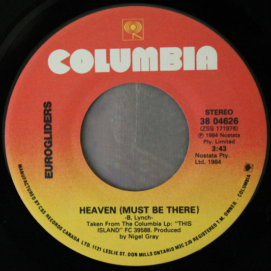 Eurogliders : Heaven (Must Be There) (7", Single)