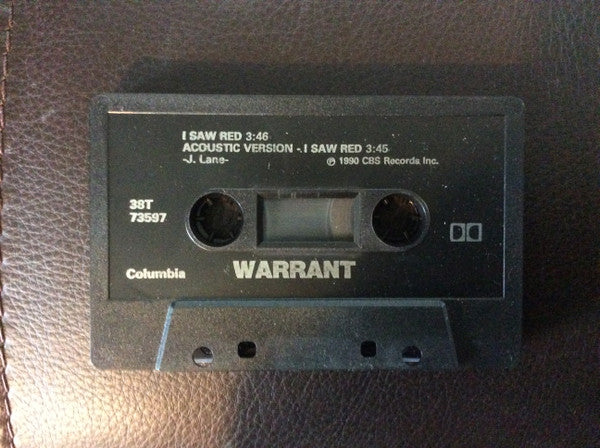 Warrant : I Saw Red (Cass, Single)